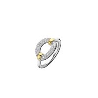 Ring Ti Sento Milano Woman in Silver Zircone 12293ZY/56